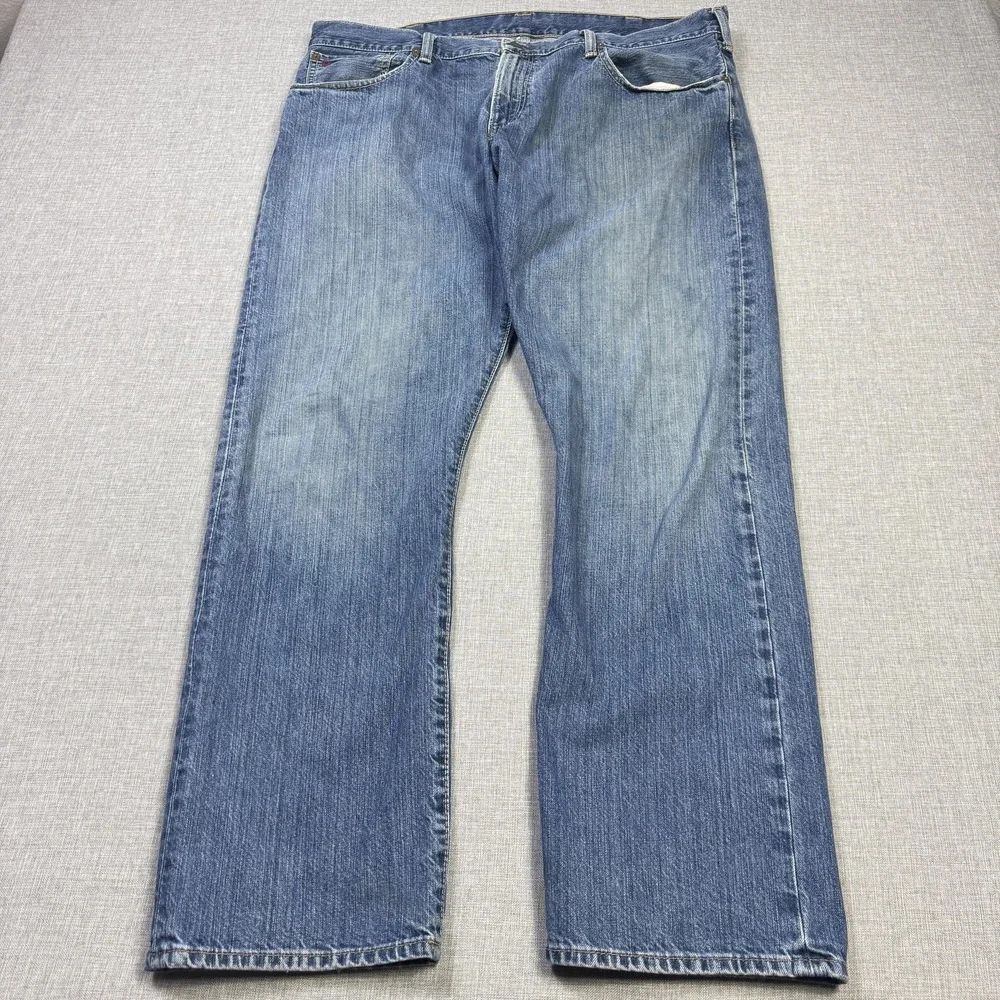 Polo Ralph Lauren Jeans Mens 38x30‎ Hampton Straight Blue Light Wash Denim